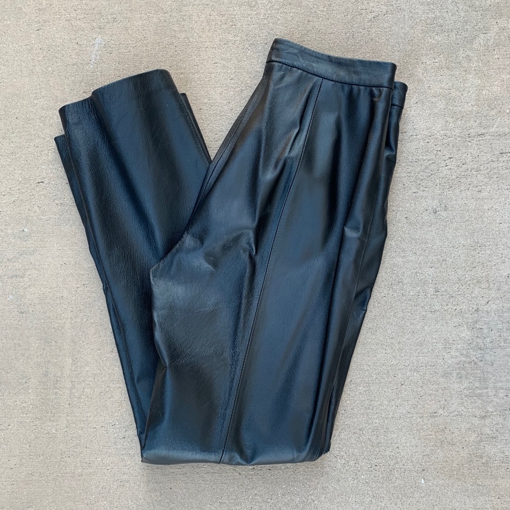 Black Leather CLIO pants